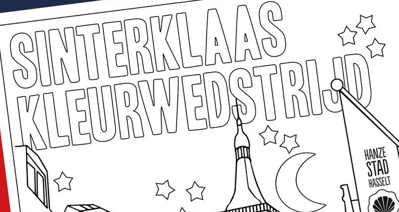 Kleurwedstrijd Sinterklaas voor kinderen van start