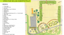 Het ontwerp voor de nieuwe speeltuin