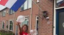 Serilda de Leeuw mag ook de ballonnen oplaten!