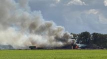 In een korte tijd zag Martin Visscher zijn fokkerij in vlammen opgaan
Foto Margit Pelleboer