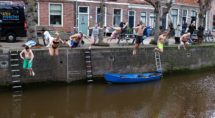 Foto's duik in gracht: Gerrit Slurink