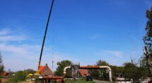 De werkzaamheden rond Streukelerzijl zijn al volop bezig deze week, Foto's Gerrit Slurink